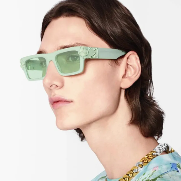 

2021 Newest Men Sunglasses Designer Brand Trendy Shades Women High Quality Sunglasses For Men And Women, As pictures or customized color