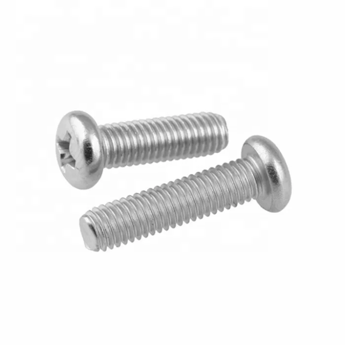 
DIN 7985 SS Cross Recessed Raised Cheese Head machine Screw 