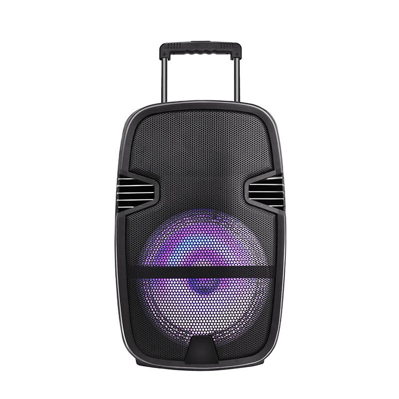 

Trolley audio HT-151 15 inch portable professional DJ party BT outdoor speaker