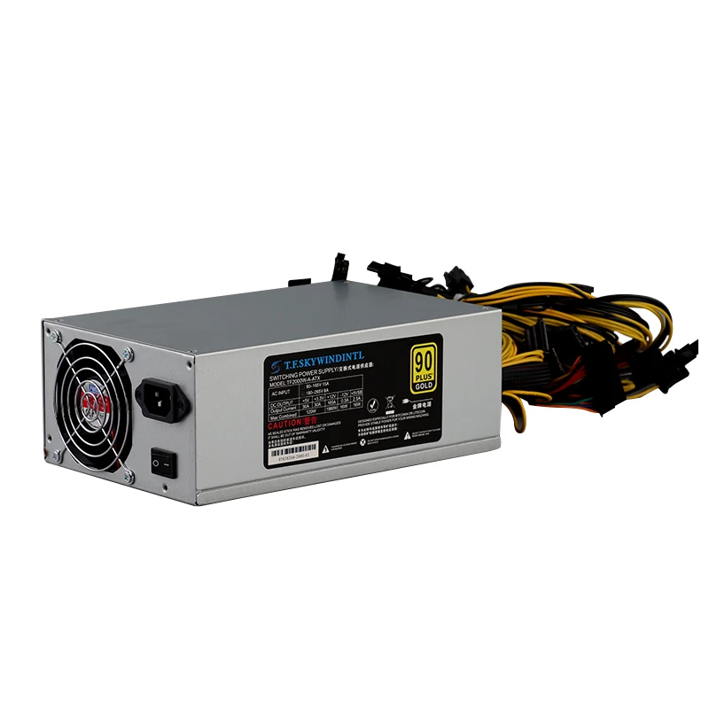 

2000W ATX Power Supply 2000W Antminer PSU Mining Power Supply Pc Bitcoin Miner R9 380 390 RX 470480 RX 570 1060 A6 A7 S5 S7 T9