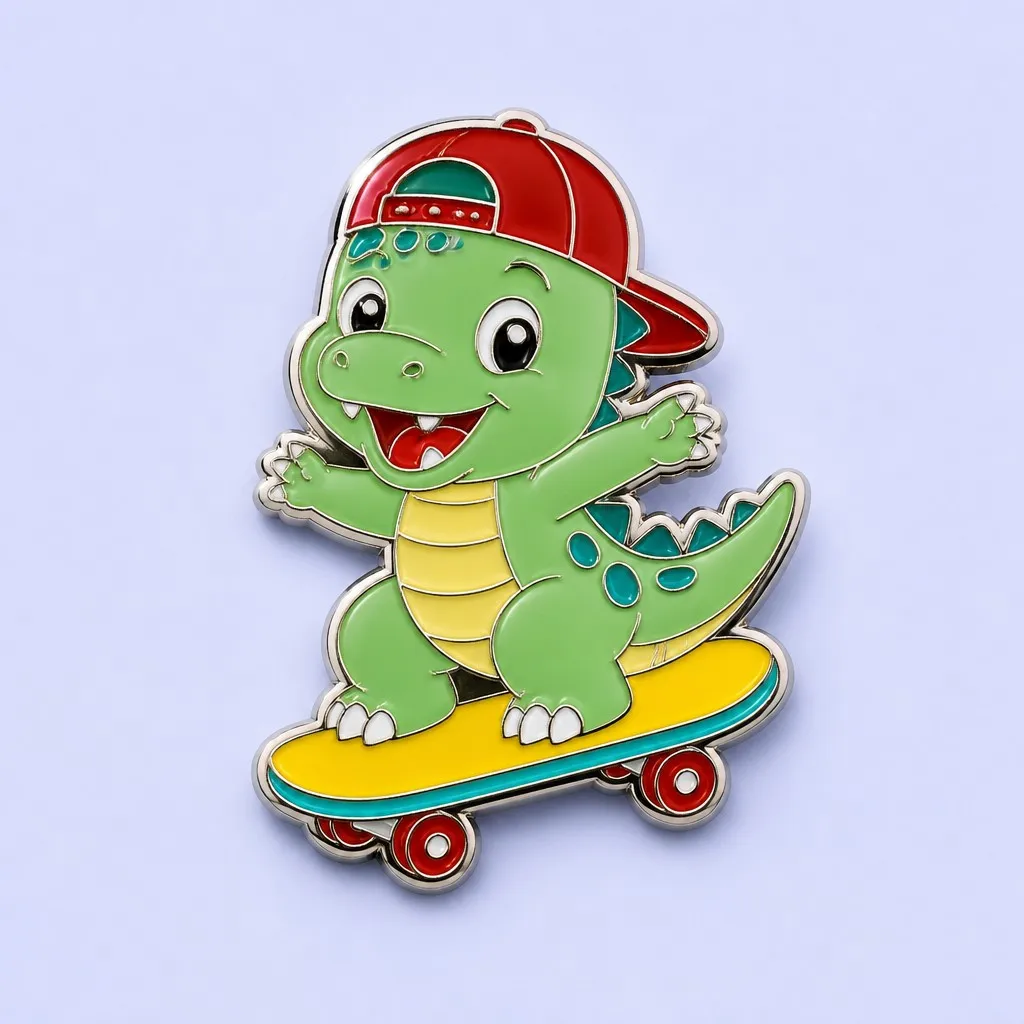 Skateboarding Dino