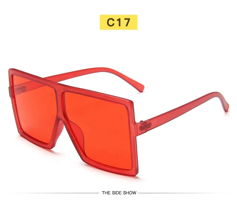 

Big Frame Polarized Square Glasses Fashion Shades Custom Sunglasses Newest 2020 Women Oversized Sunglasses