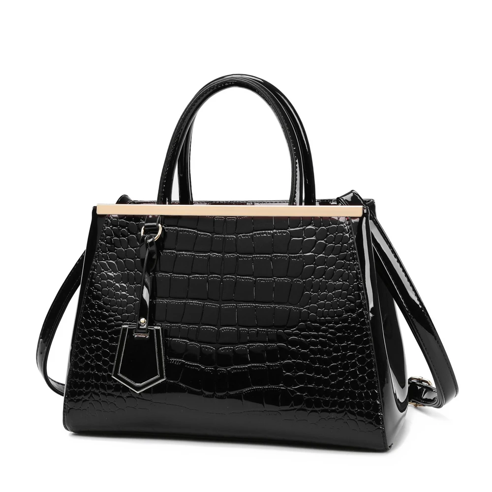 

JIANUO Luxury Patent leather ladies bags leather women handbags leather bags on sale