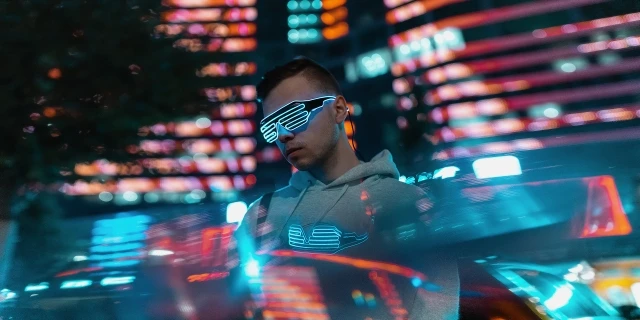 2019 Neon Party EL Wire LED Glasses Light Up Rave Costume Festiva DJ Eyeglasses Frames