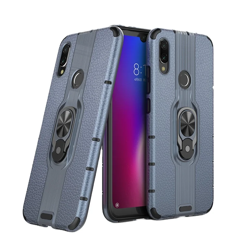 

luxury cd pattern metal car magnetic phone case for xiaomi redmi note 7 7 pro back cover
