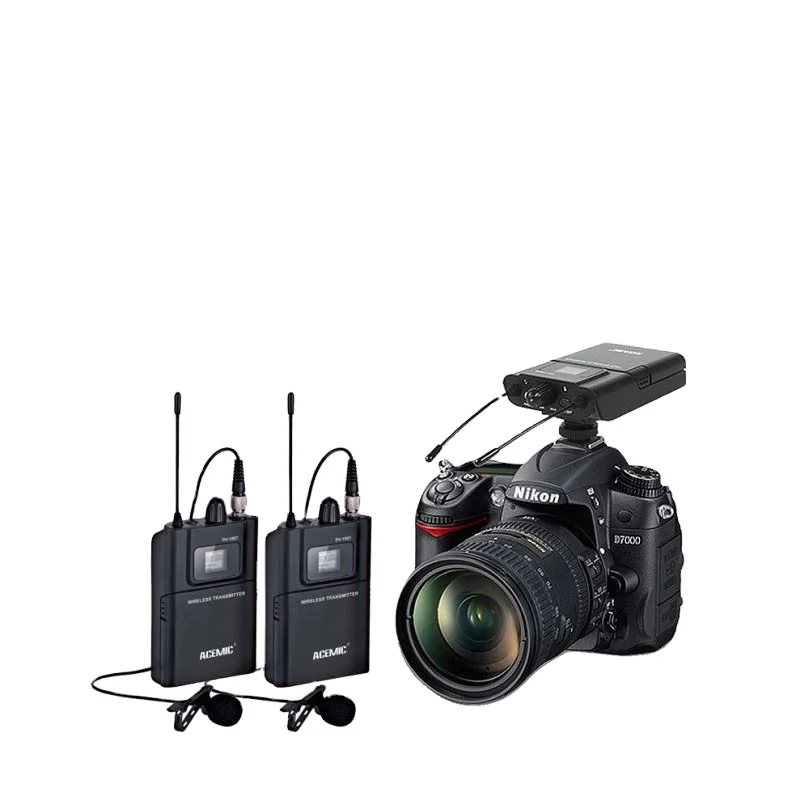 

Factory Wholesale Dual-Channel New Rayco Pro Wireless Lavalier Microphone