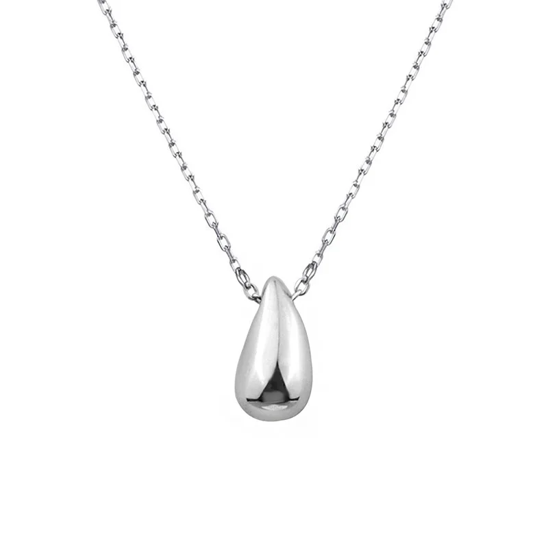 

Hot Sale Gold Jewelry Necklace Gold Plated Brass Water Drop Pendant Necklace