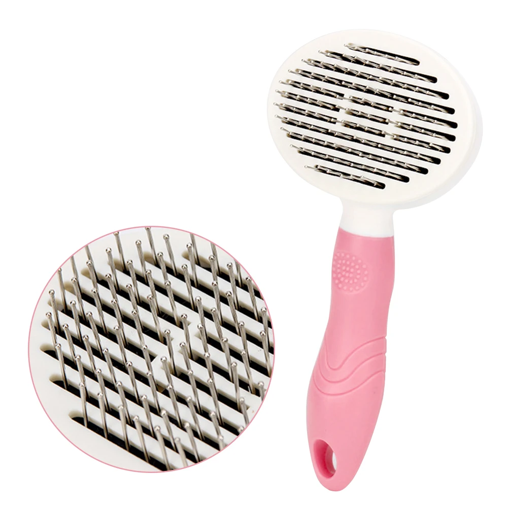 

Pet cleaning brush one-button hair removal automatic cleaning suitable for dogs and cats long hair or short hair brush