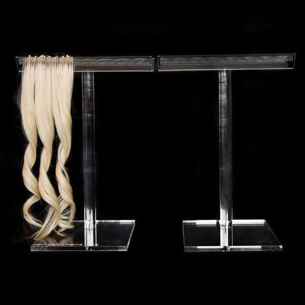 Vonvik Acrylic Hair Extension Display Stand Perspex Hair Holder For