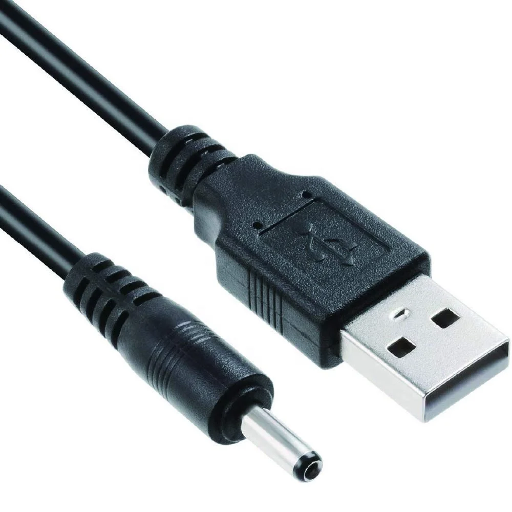 

Top selling USB to DC 3.5mm x 1.35mm Jack Adapter Connector 5V DC Power Charger Cable for USB Lights Wireless Router