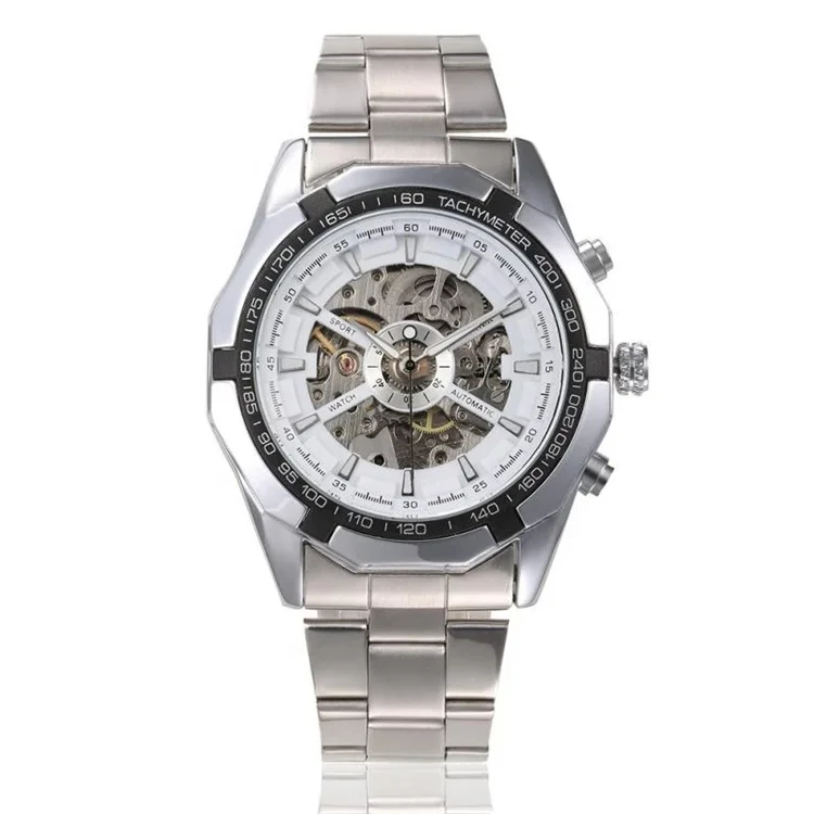 

WINNER Men Luxury Business Watches Mens Automatic Skeleton Mechanical Watch Male Fashion Casual Gold Self Winding Wrist Watch