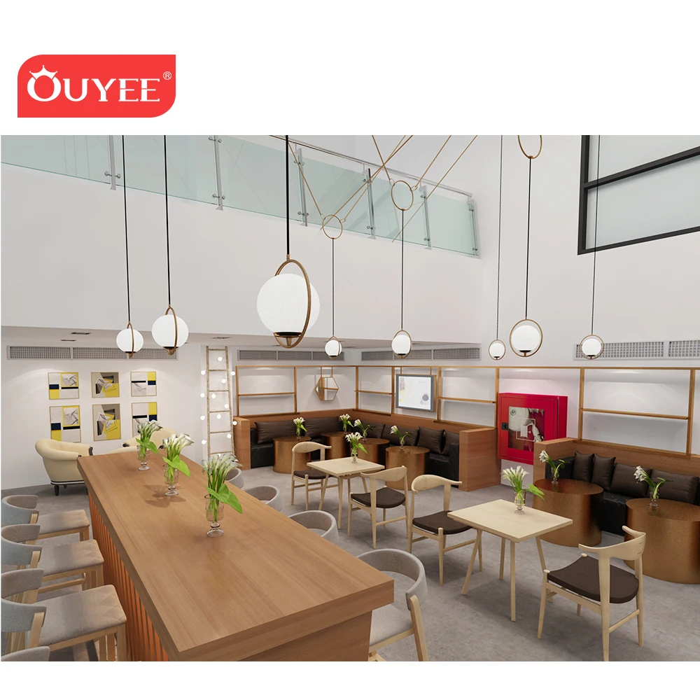 
Coffee Shop Counter Design Commercial Store Used Wholesale Counter Furniture Coffee Shop Decoration For Cafe 