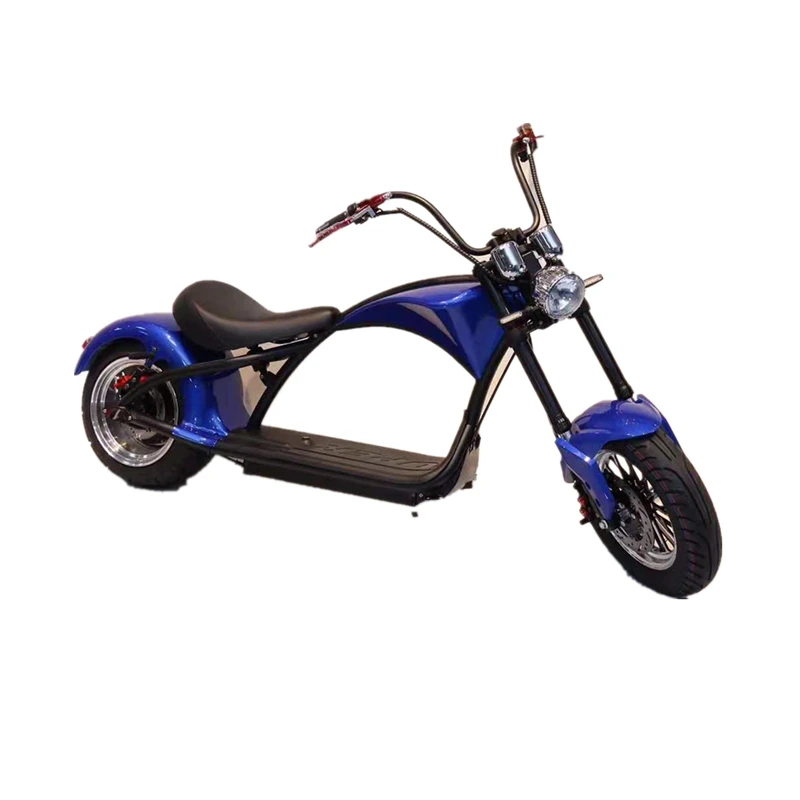 

2019 New Citycoco Electro Scooter 2000w 18inch Fat Wheel Electric Chopper Bike With 60V 20Ah Lithium Battery Double Shock Absorp