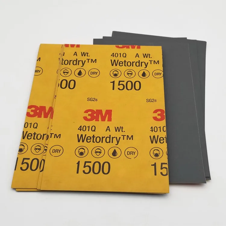 

3M Wet Or Dry Sand Paper 1000~2500 Grit Abrasive Sanding Paper 401Q 3M Wetordry Sandpaper