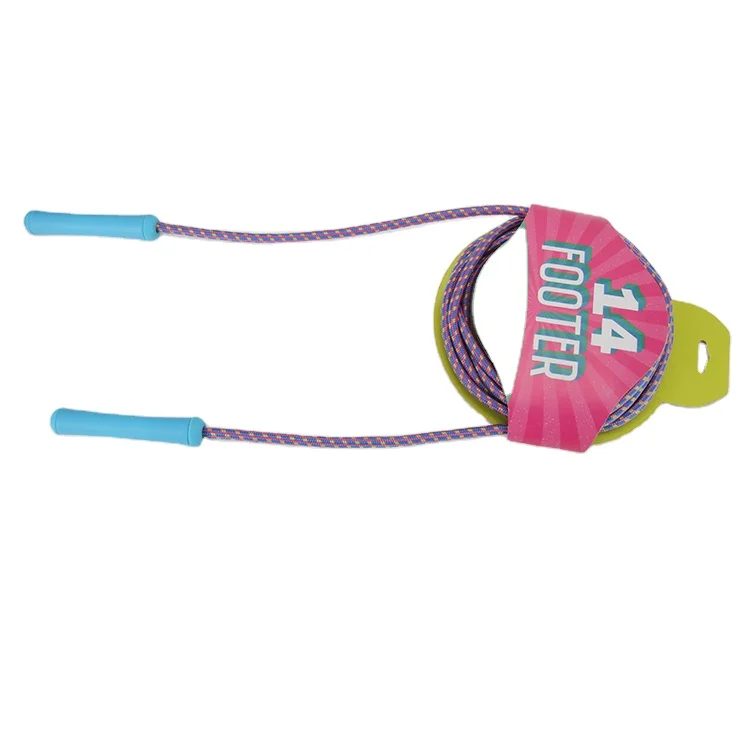 

Indoor Outdoor Play Playground Toy High Quality Handle Jump Rope Skipping Ropes, Colorful