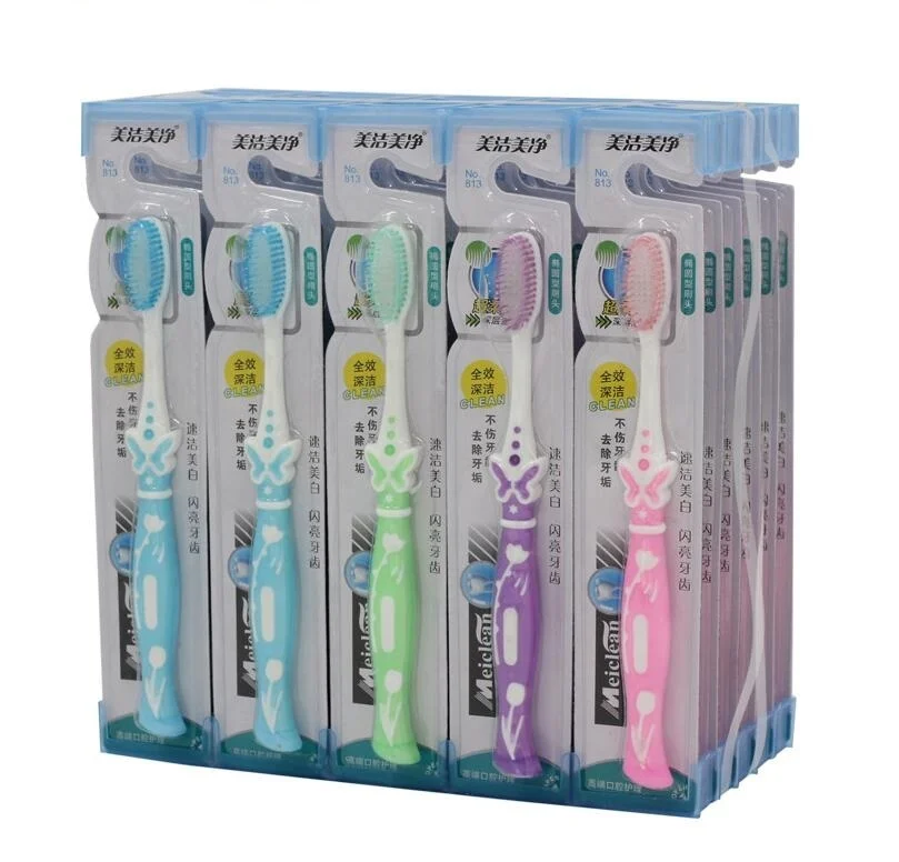 

Retail tooth brush for cheap price with own brand pack, Any customized colors