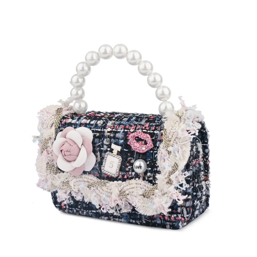 

Factory wholesale beautiful pearl small purse kids mini girl handbags for cute girls, Avaliable