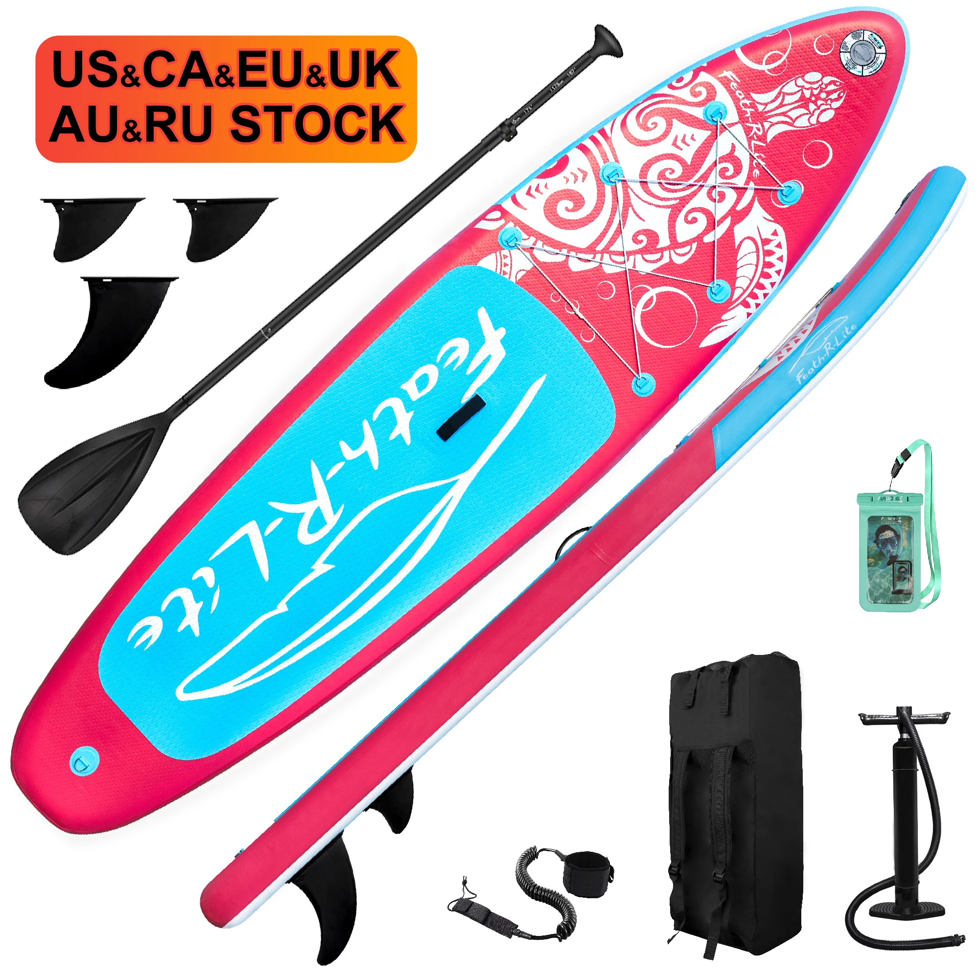 

FUNWATER Dropshipping OEM uk warehouse paddleboard fins surfboards surf board price blow up paddle boards