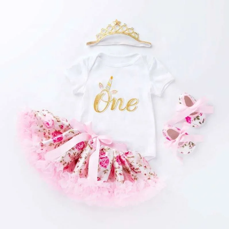 

New Born Baby Girl clothes Princess Baby Girl Dresses Party Christening Dress 2nd 1st 1 Year Girl Baby Dress First Birthday