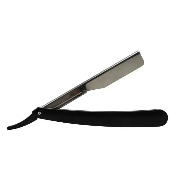 

Face Cleaning Razor Barber Folding Straight Edge Shaver Shaving Knife Hair Remove Removal Razor Pro Salon Tools, As the picture