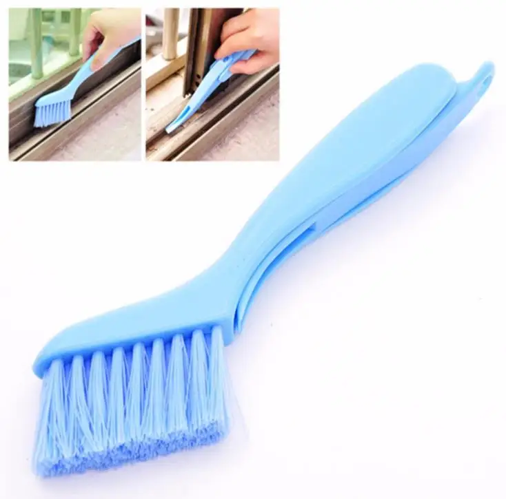 

2 in 1 Multipurpose Window Groove Cleaning Brush Nook Cranny Household Keyboard Home Kitchen Folding Brush Cleaning Tool, As pic