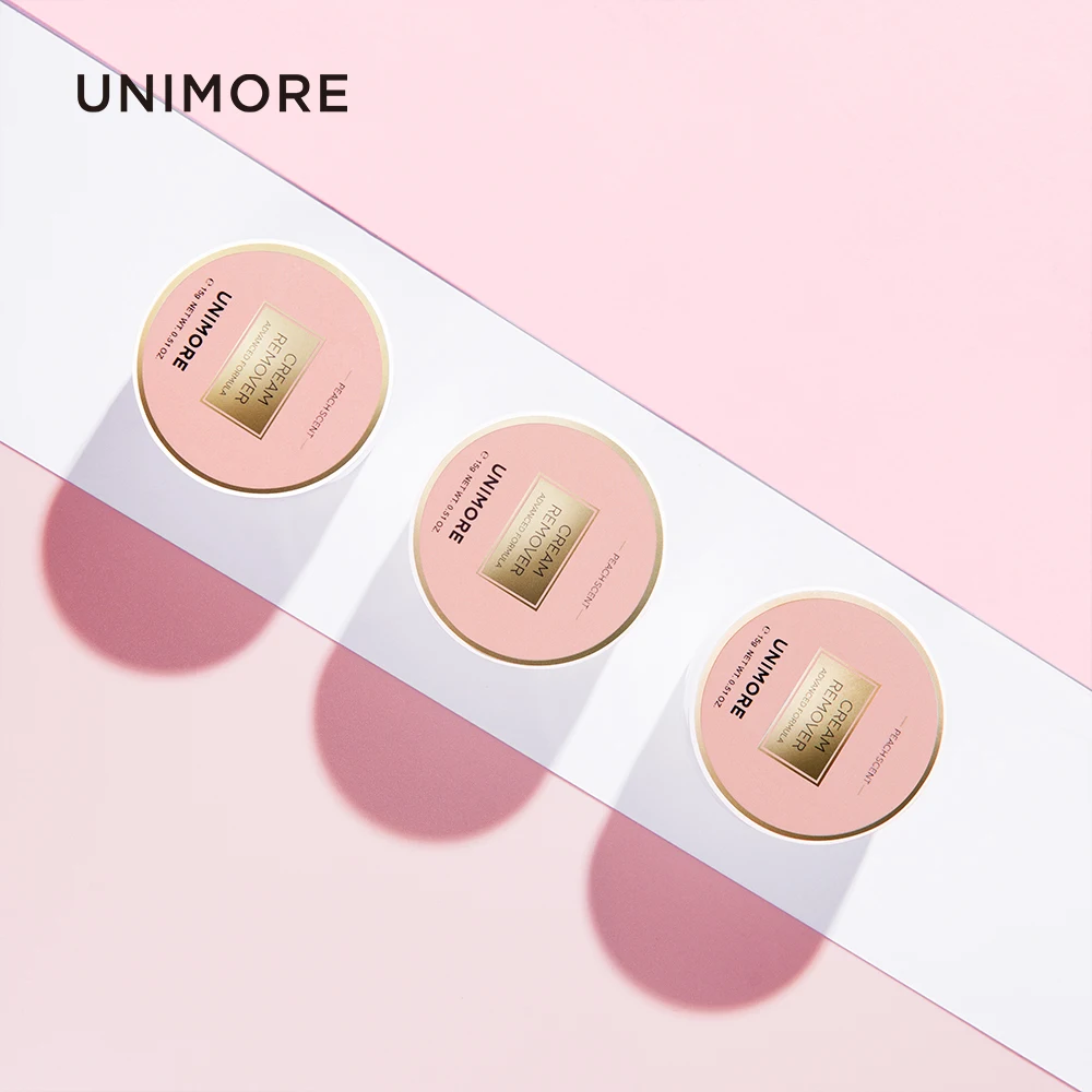 

Unimore Korea top transparent wig waterproof lace glue and remover shampoo wig glue remover extension eyelash glue remover, Pink