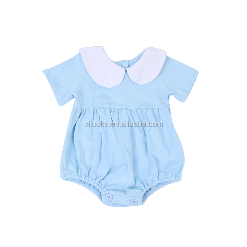 

High Quality Toddler Girls Romper Adorable Kids Romper Light Blue Baby Girls' Rompers, Picture