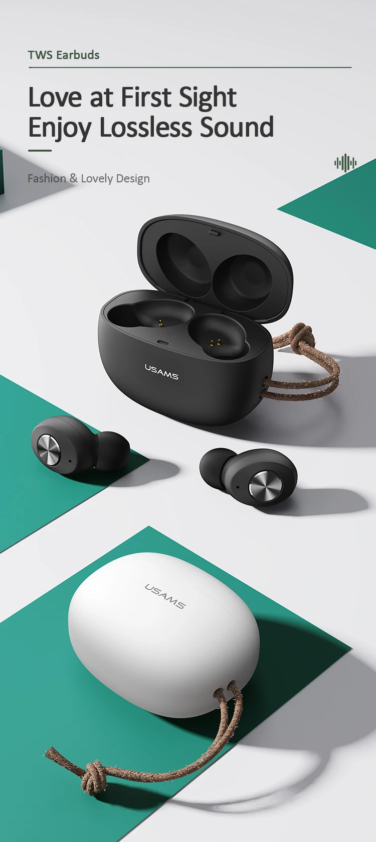 Sanleusams-écouteurs TWS bluetooth 5.0, oreillettes à la mode, nouvelle tendance, casque d'écoute