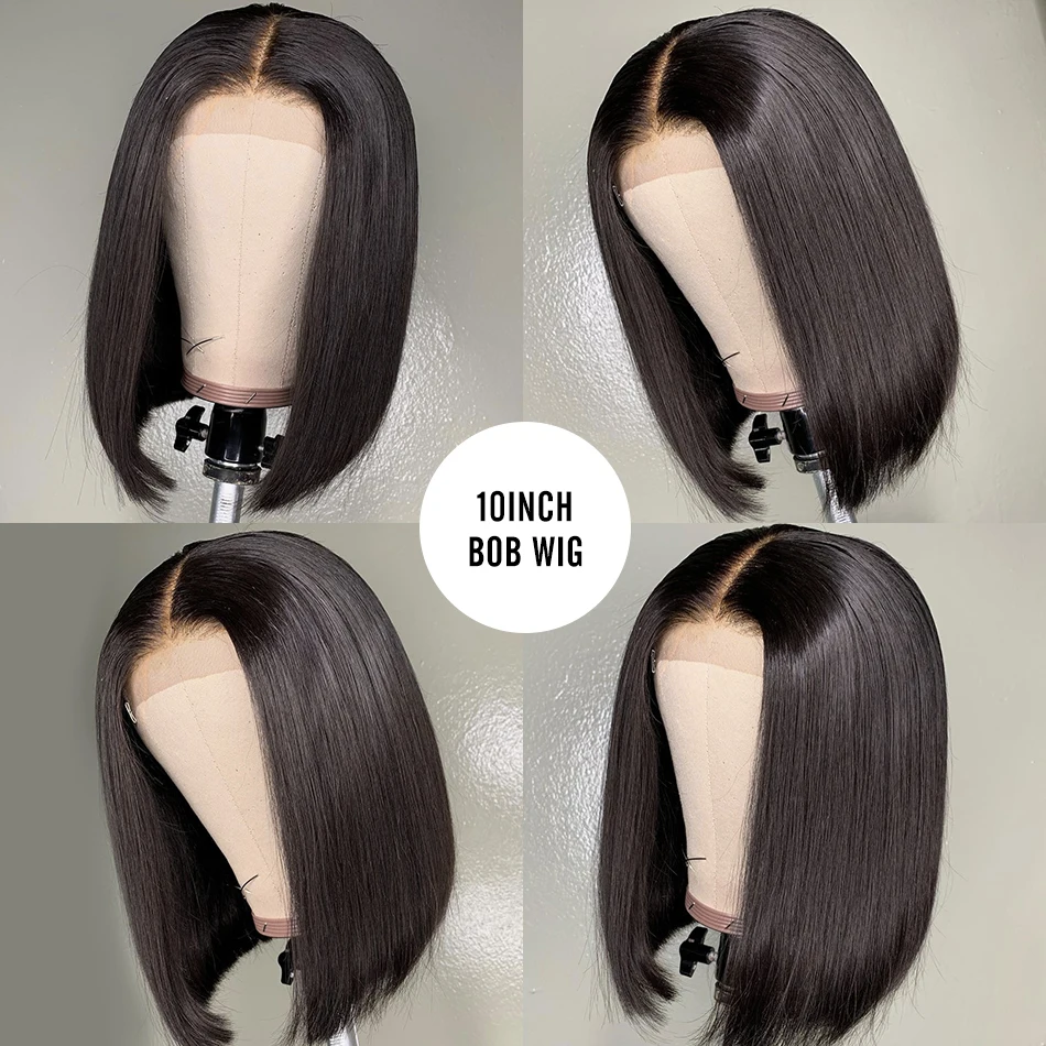 

Hair wholesale factory direct-sale vendors natural human hair lace closure short pixie cut bob wigs silky swiss lace front