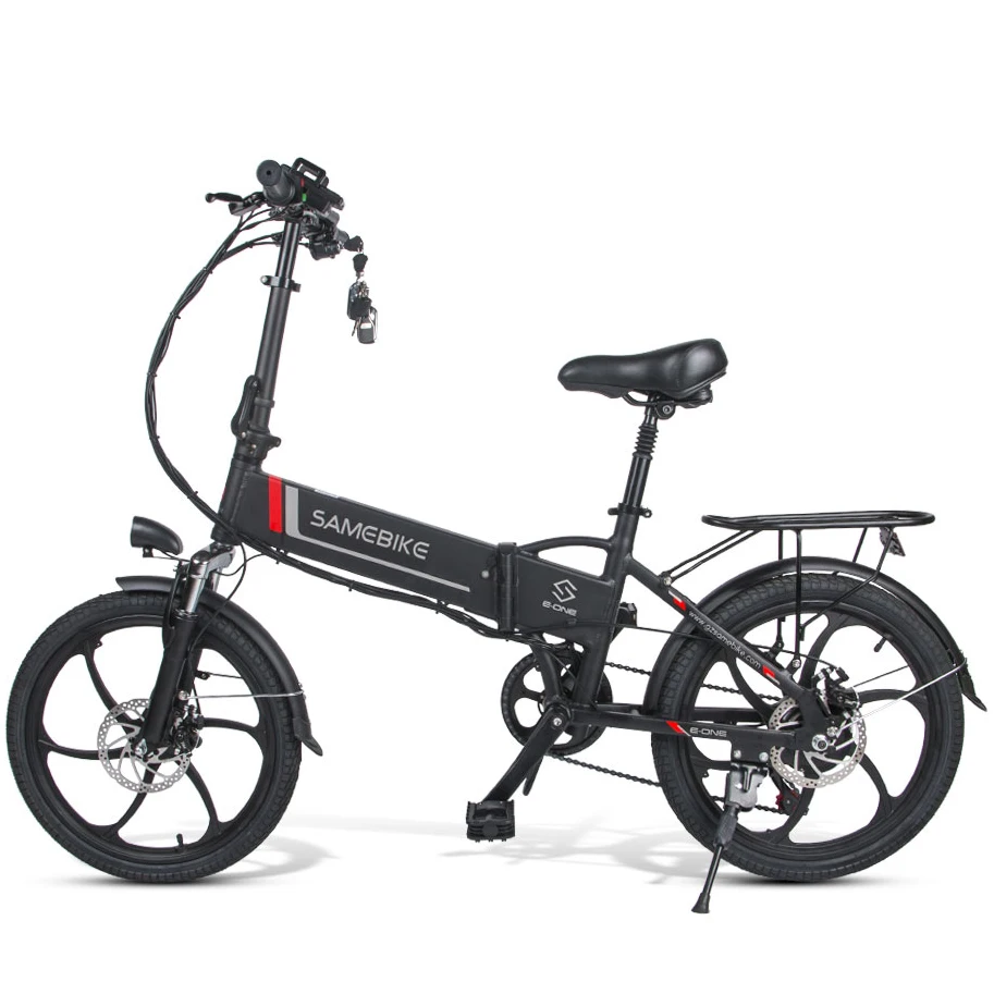 

EU US free shipping 20 inch 48V 10.4Ah Folding E bike Aluminum alloy electric bicycle e-bike
