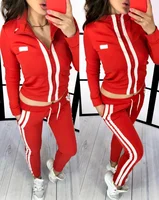 

wholesale women sweat suits 2019 good quality women tracksuit set