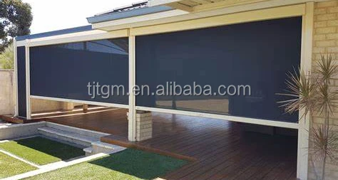 outdoor clear roller blinds