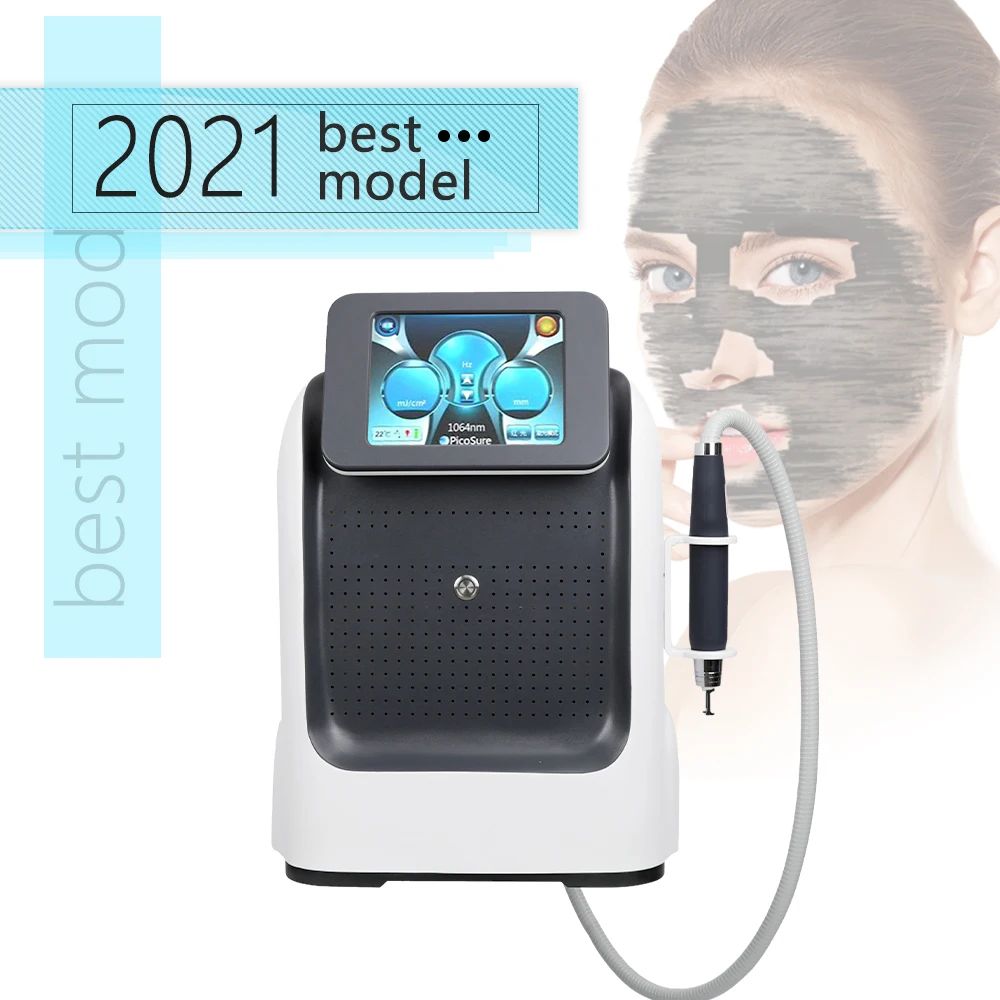 

Portable 4 in 1 OPT E light hair remover Q Switched nd Yag Laser tattoo removal pico laser carbon peeling machine