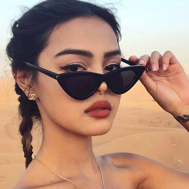 Summer NEW Fashion Cat Eye Sunglasses Brand Designer Vintage Men Women Sun Glasses Protection UV400 Oculos Escuros