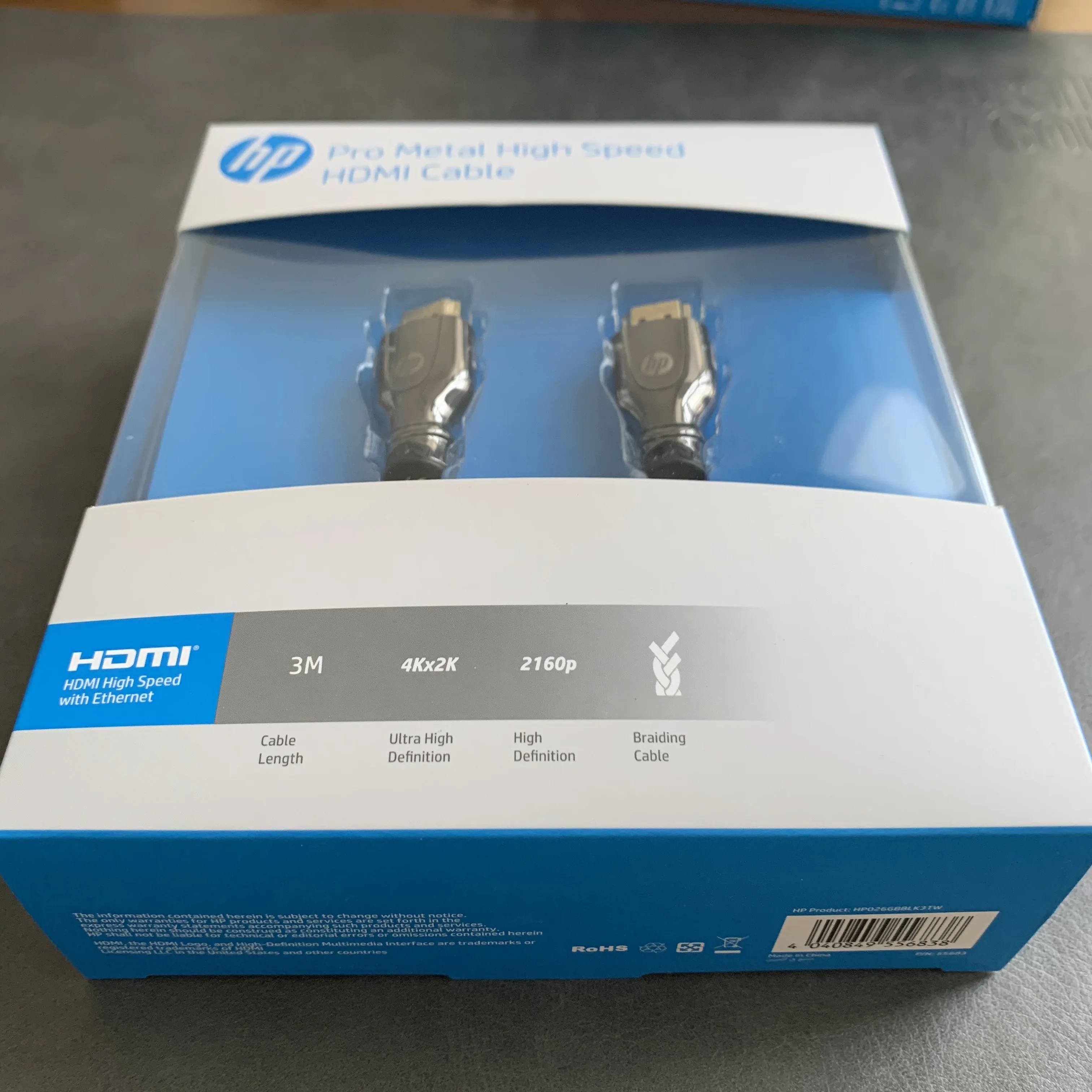 کابل لپ تاپ HD 4k 1080p 1m 3m 5m HP لپ تاپ HDMI برای سرعت بالا Macbook Pro 1