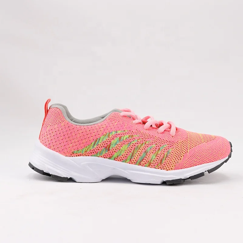 

2021Women's fashion running shoes fly woven breathable women's shoes sole soft comfortable sports shoes, Blue/navy/black/grey-w/pink/grey-m