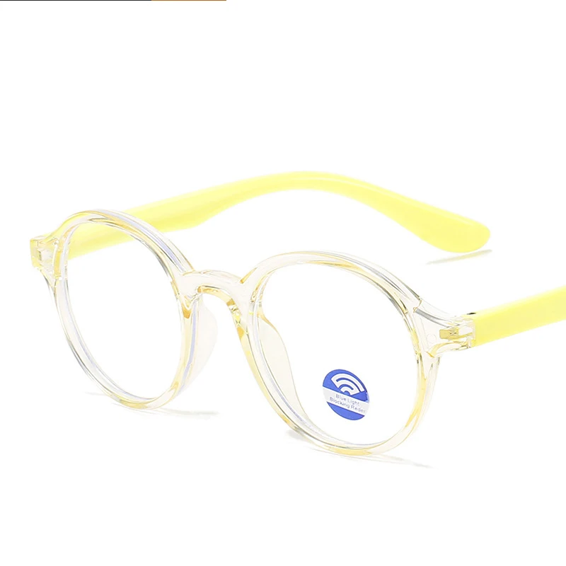 

LBAshades New Candy Color Children's Anti Blue Glasses Retro Round Frame kids eyeglasses frame