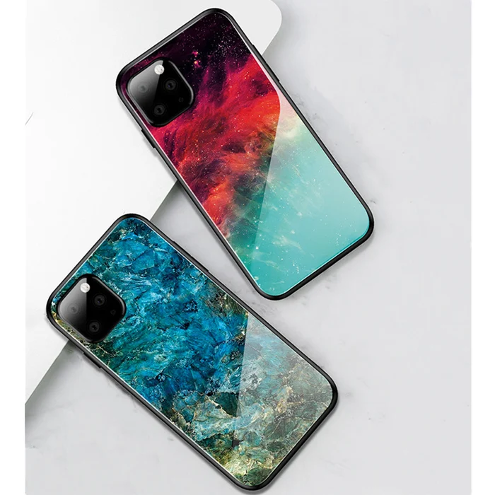 

Gradient Tempered Glass Phone Case For iPhone 11 Pro Max/11 Pro Gradient Color Case For iPhone 11/XS Max/XR Glass Back Cover