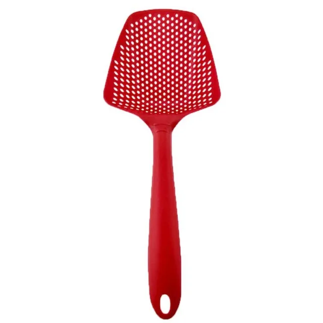 

Vegetable Filter Cooking Shovel Vegetable French Fries Filter Non stick Plastic Drainage Shovel Filter Mesh Kitchen Gadget