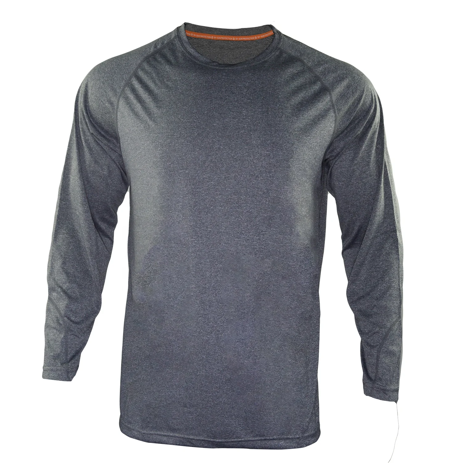 

Blank gray mens wicking uv protection outdoor blank fishing shirt on stock