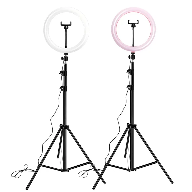 

Suppliers Wholesale 10 inch 26cm selfie ring light Video photography Makeup Ring Light With Tripod