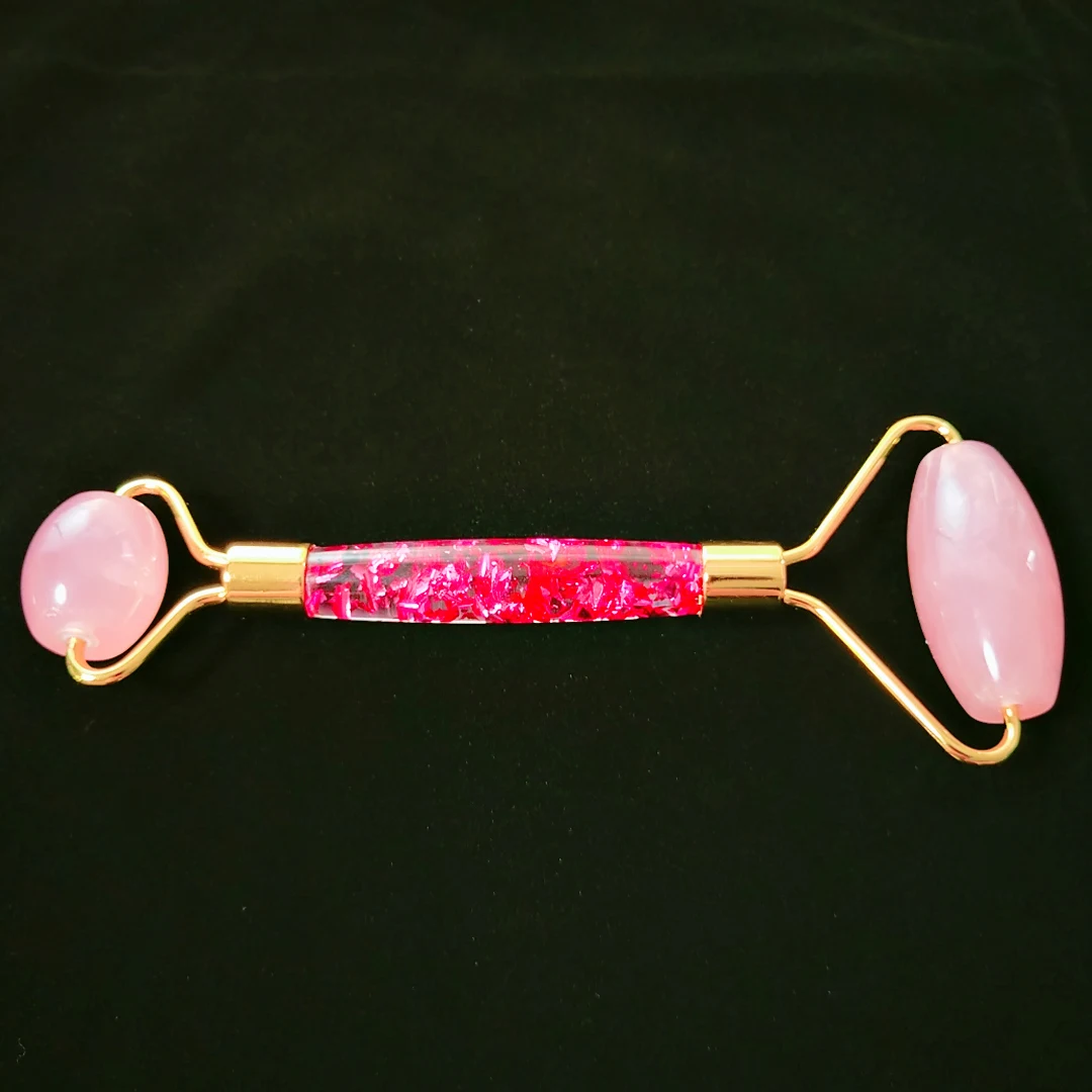 

Home Use Natural Rose Quartz Jade Roller Face Massager for Sale jade roller natural Facial Roller