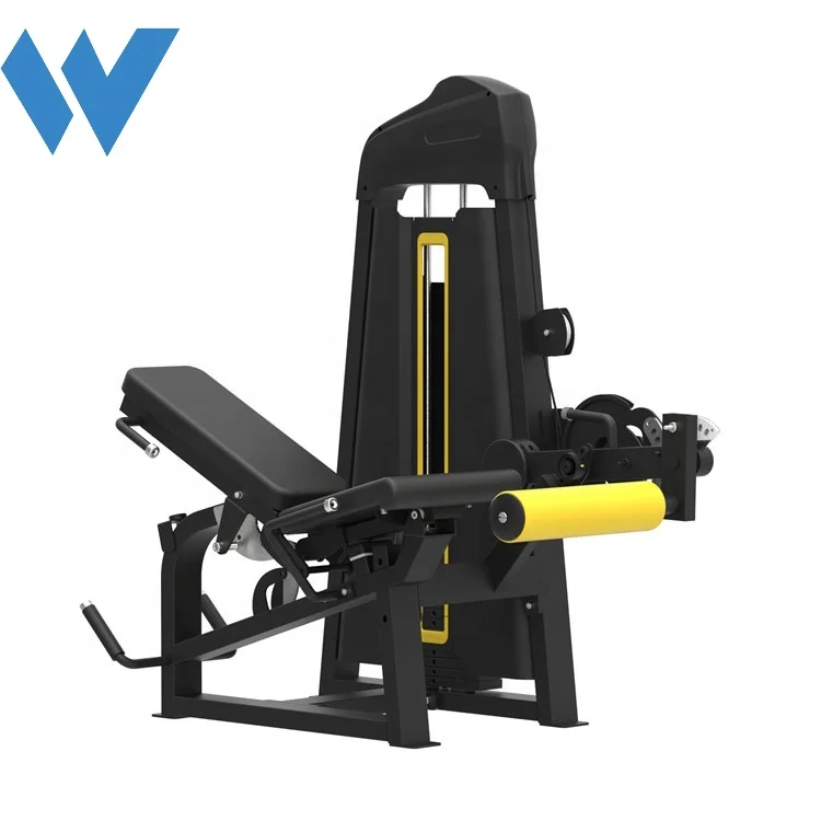 

Dual function commercial gym equipment prone leg curl and leg extension