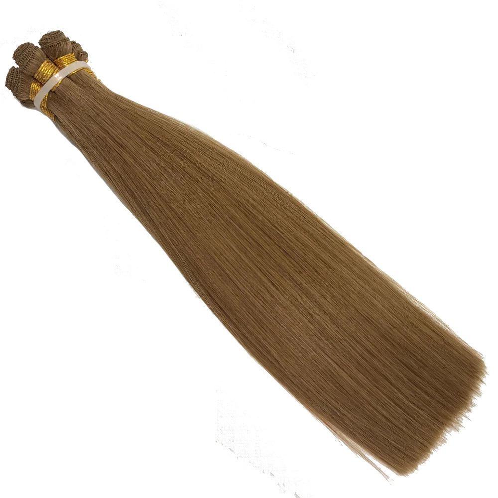 

Thick Ends Double Drawn Human Remy Hair Handtied Weft Extensions Wholesale Russian Handtied Weft Hair