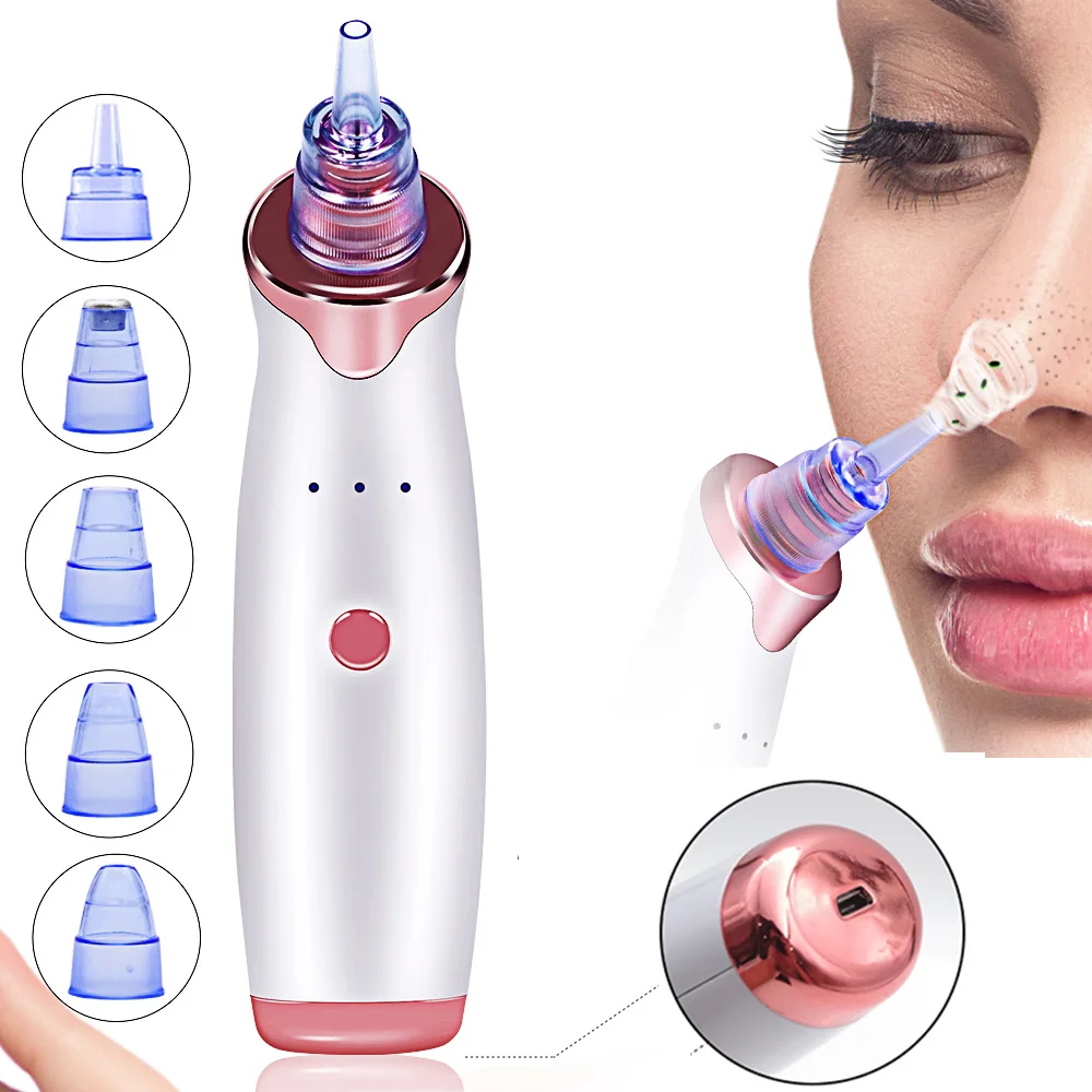 

Electric Blackhead Remover Vacuum Nose Face Deep Cleansing Skin Care Machine Extractor Facial Pore Cleanser Tool Dropshipping