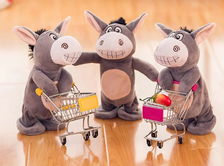 Customized Big Plushies Plush Dancing Donkey Toy Cheap Large Stuffed