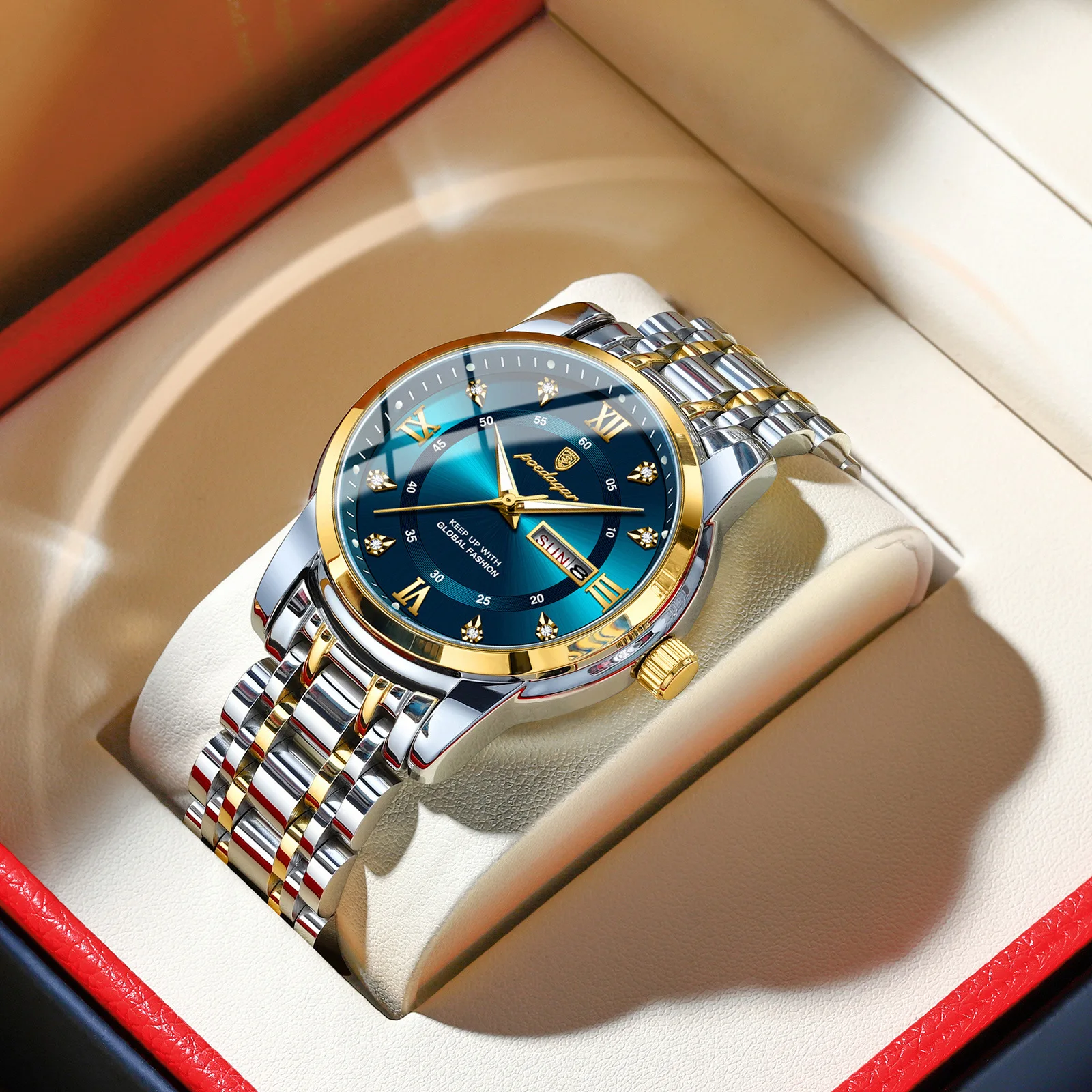New POEDAGAR 936 Man Watches Fashion Elegant Charming Watches Men Wrist Luxury Bracelet Diamond Watch Relogio Masculino Logo