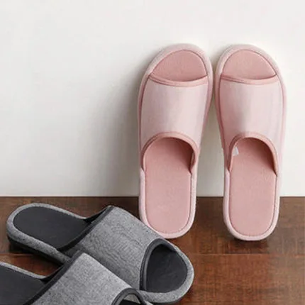 

Live in slipper female contracted indoor lover floor lives in thick bottom to prevent slipper male of cotton hemp