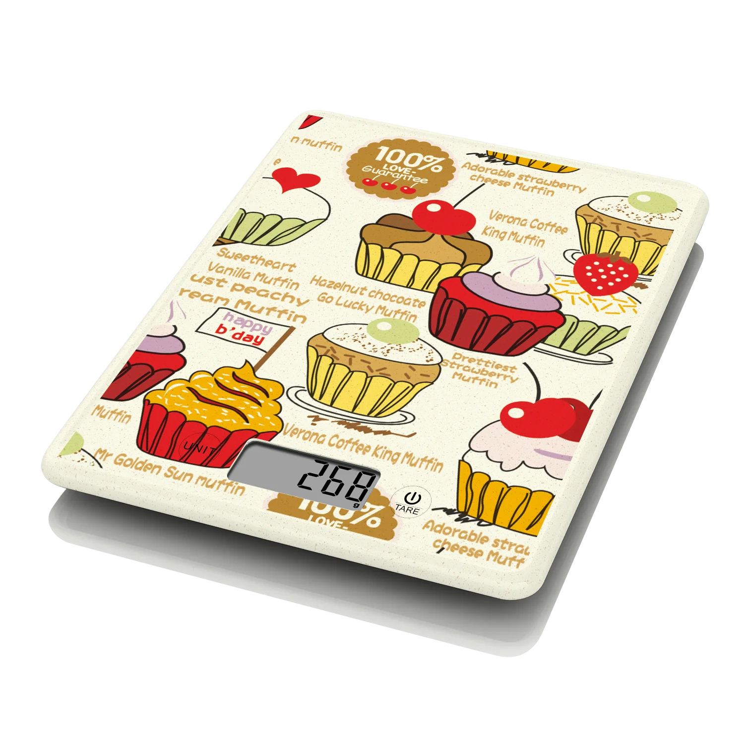

Customerized Design Full color House Hold Nutrition Digital Kitchen Scale for Cooking Use