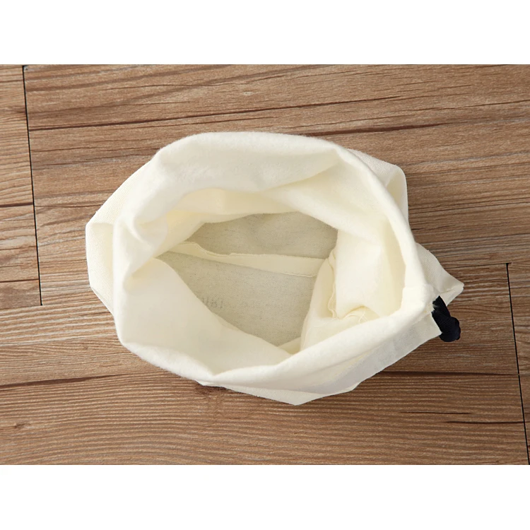 
Wholesale custom drawstring pouches cotton canvas travel dustproof shoe bag with logo 